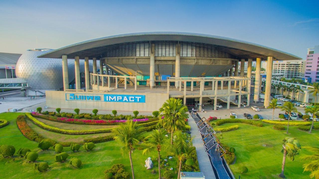 ป็อปปูล่าคอนโด เมืองทองธานี ใกล้ Impact 酒店 公寓 Бангкок Экстерьер фото